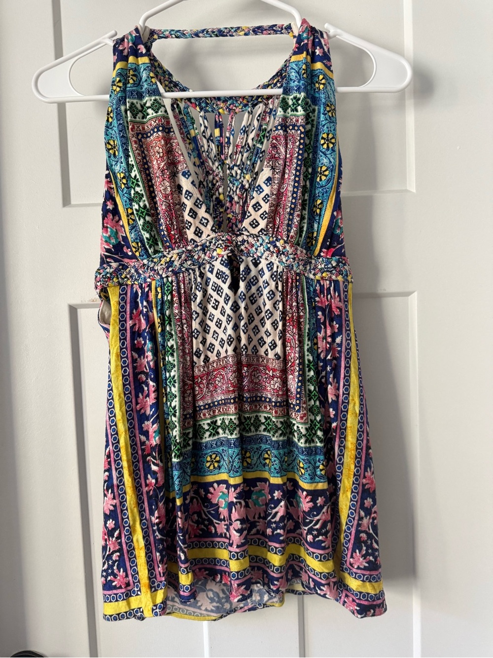 Sky Multicolor Boho Print Tank Top